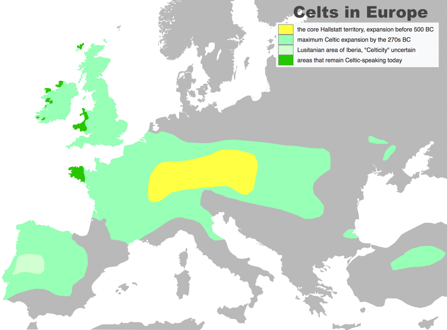 Naciones Celtas De Europa | La Guía De Geografía