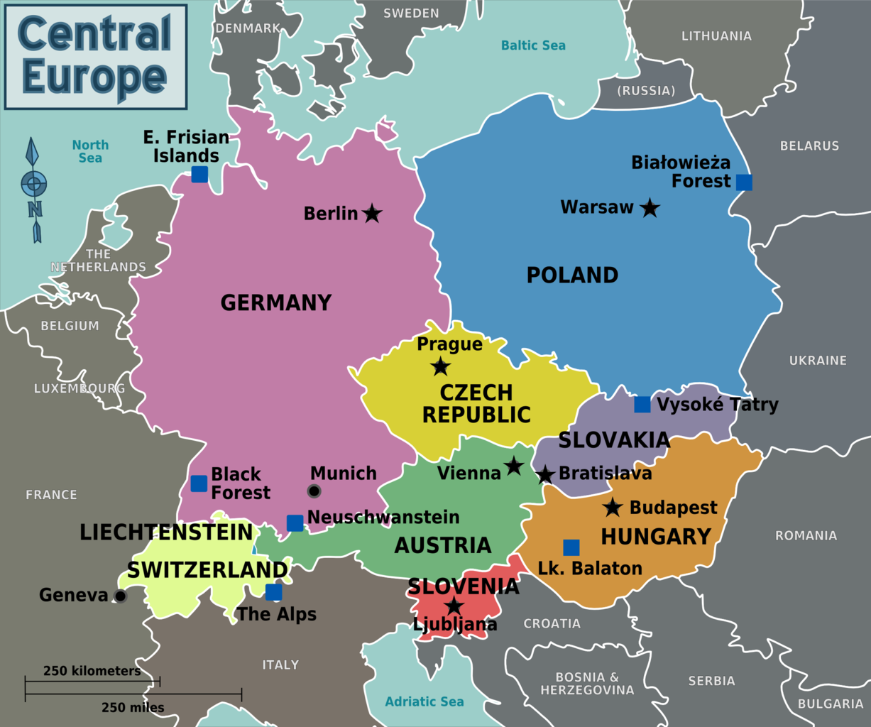 Europa Central Definición Y Límites La Guía De Geografía