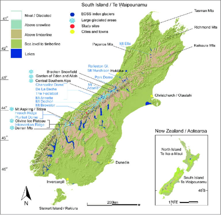 Alpes del Sur La guía de Geografía
