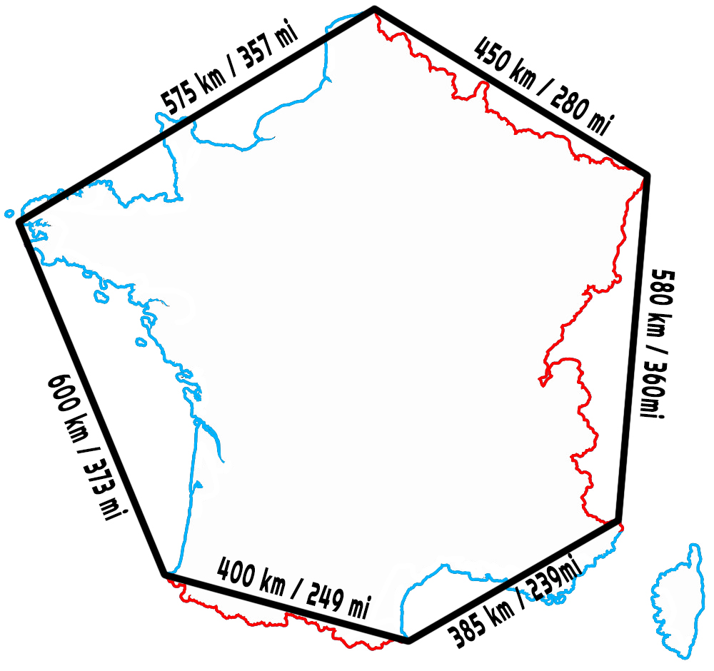 El Hexágono de Francia  La guía de Geografía